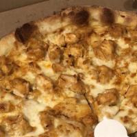 Homemade Buffalo Chicken Pizza · 