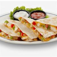 Chicken Quesadilla · All natural chicken on our signature wrap with melted fresh cheese.