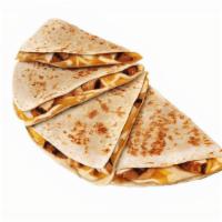 Buffalo Chicken Quesadilla · All natural chicken with our house made buffalo sauce and cheese.