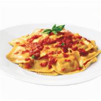 Lobster Ravioli · A Delicious ravioli filled with soft Maine Lobster meat.