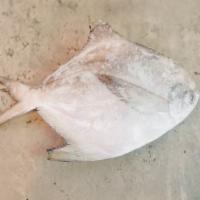 Fish Silver Pomfret · Per pound. Silver pomfret, whole fish 8 to 10 oz, wild caught freshwater river fish. Imported.