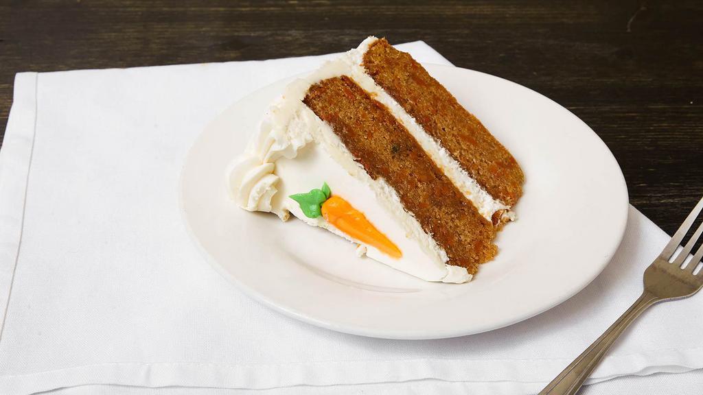 Carrot Cake · Classic carrot cake with delicious icing and a touch of cinnamon.
