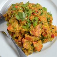 #5. Chicken Choila · Chicken breast marinated with Himalayan sauce, bell pepper, onion, green onion, cooked in cl...