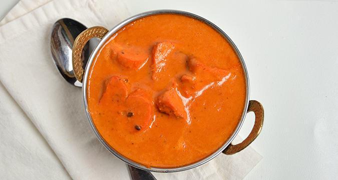 #34. Chicken Tikka Masala · Boneless chicken breast cubes cooked in special sauce with herbs and spices.