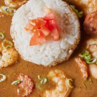 Lsf Shrimp Gumbo · andouille sausage, jasmine rice