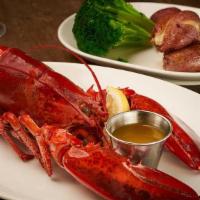 Steamed Gulf Of Maine Lobster · steamed, choice of two sides