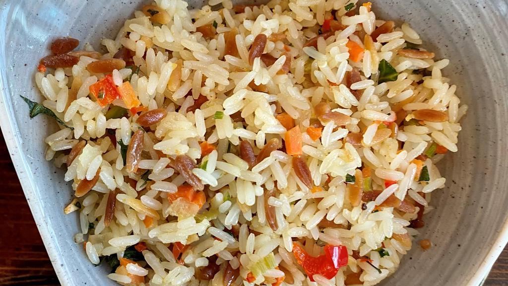 Herbed Rice Pilaf · Serves 15-20