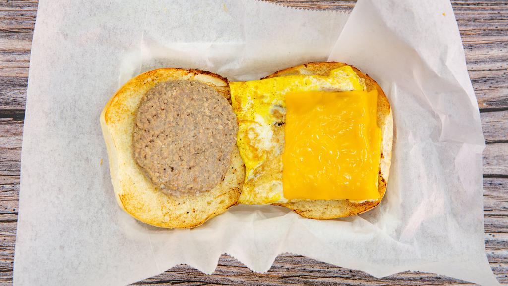 2 Eggs With Sausage & Cheese · 
