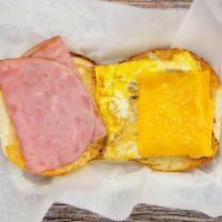 2 Eggs With Ham & Cheese · 