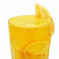 Tropical Lemonade · The tropical flavors of lychee and mango will transport you to the beach!