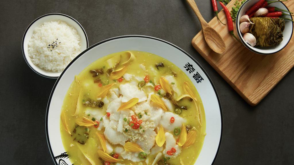 Golden Soup With Sliced Fish (酸辣金汤鱼) · Pickling hot peppers concentrates the flavors. This dish incorporates these peppers and is the classic's more spicy-and-sour yellow cousin. Heat Level: 3