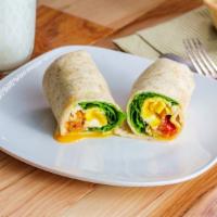 Western Wrap · Delicious Breakfast Wrap made with Eggs, ham, pepper and onion. Served on customer's choice ...