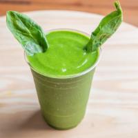 16 Oz. Green Mile Smoothie · Spinach, kale, pineapple, banana, and blueberry.