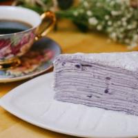 Purple Yam Mille Crepe Cake 紫薯千层蛋糕 · 