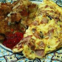 Feta Cheese & Tomato Omelette · 