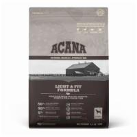 Acana Light And Fit · Our ACANA® foods always goes beyond the 1st ingredient, thoughtfully crafting our recipes fr...