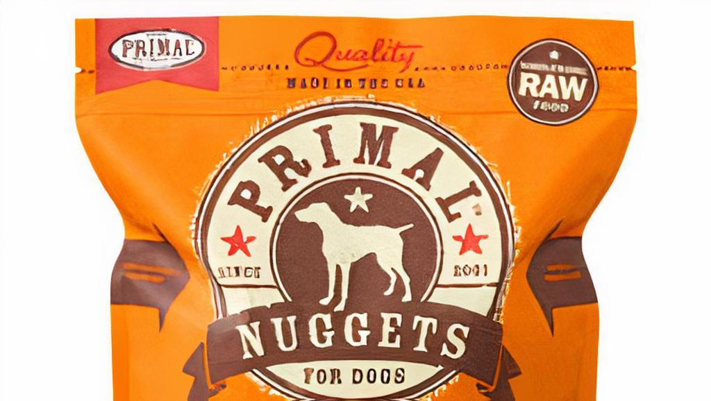  Primal Raw Frozen Nuggets Beef Formula Dog Food, 3-Lb · 3lb Canine Beef Formula Nuggets Complete Frozen Diet