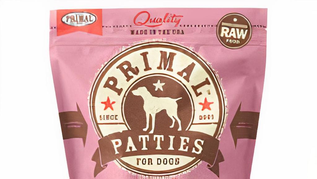 Primal Raw Frozen Patties Turkey & Sardine Formula Dog Food, 6-Lb · 6lb Canine Turkey & Sardine Formula Patties Complete Frozen Diet