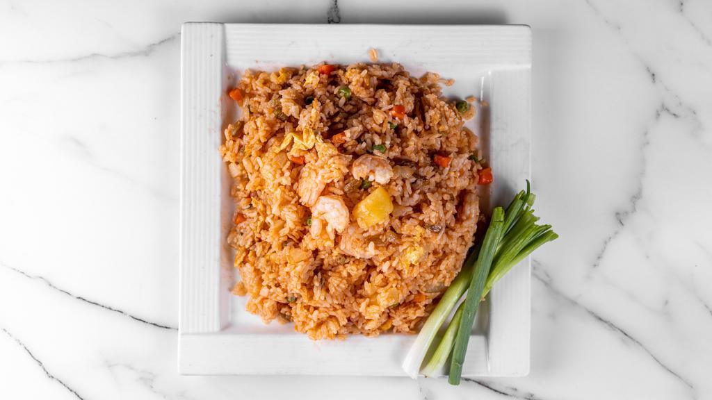 Pineapple Fried Rice · Served no rice.