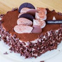 Heart Chocolate Cake · Contains: Egg, Tree Nut(Coconut), Milk, Soy and Wheat