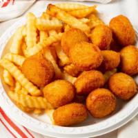 Fried Scallops · Twelve pieces.