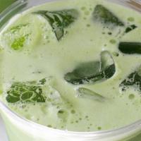 Green Mile · celery, cucumber, kale, lemon, spinach 16 oz.
