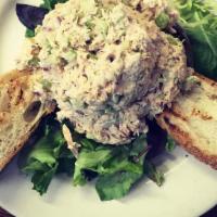 Tuna Salad · Light mayonnaise, served on a bed of lettuce and tomato.