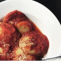 Ravioli With Marinara Sauce · Served in our homemade tomato sauce.
