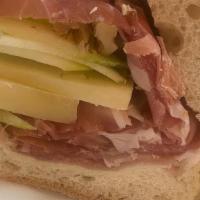 Lidia'S Favorite · Smoked prosciutto, fontina, apples and walnuts.