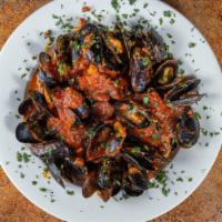 Mussels Marinara · Fresh mussels sauteed in our homemade marinara sauce.