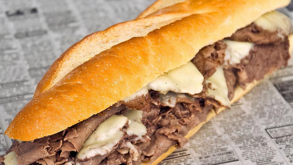 Philly Cheese Steak  · Roast beef, onions, peppers and American cheese on a Hero