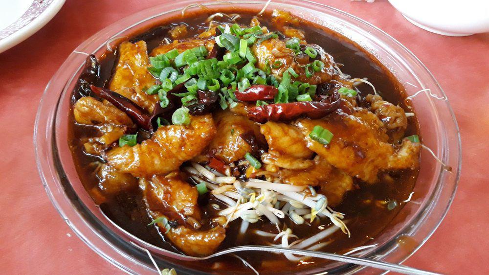 Shredded Chicken Hunan Style · Spicy.