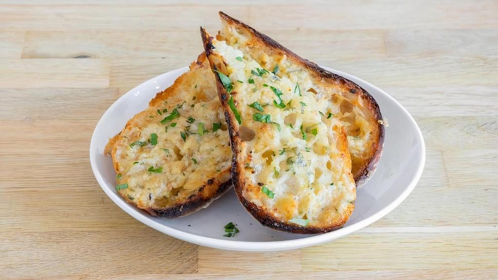Garlic Bread · Grandaisy Ciabatta, Garlic Butter, Herbs, Parmesan