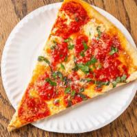 Margherita Fresh Mozzarella Basil Pizza · 
