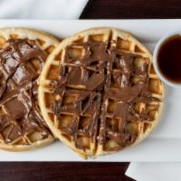 Waffles With Nutella · Favorite. Belgian-style waffles topped with Nutella.