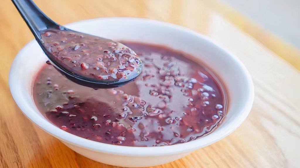 Sweet Purple Rice Congee 香甜紫米粥 · 