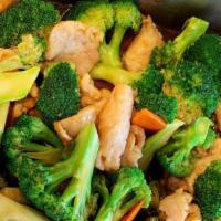 Chicken W. Broccoli · With white rice