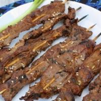 Barbecued Beef Stick · 4 pieces.