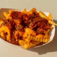 Dave'S Chili Cheese Fries - Waffle · 