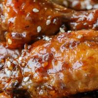 Thai Wings With Your Favor Sauce  · Deep fried wings with special sauce
