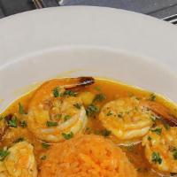 Camarones Al Ajillo · Shrimp sautéed with garlic, white wine and fresh herbs.

Consuming raw or undercooked meats,...