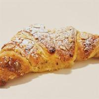 Almond Croissant · Our flaky, buttery, melt in your mouth croissant is carefully crafted with an almond cream c...