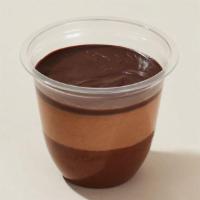 Chocolate Moose · Delicious layers of milk and dark chocolate mousse topped with a rich and silky dark chocola...