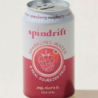 Cranberry Raspberry Spindrift Sparkling Water · 12oz can of Cranberry Raspberry Spindrift Sparkling Water.