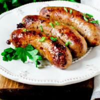 Turkey Sausage · Seasoned, flavorful lean turkey sausage.