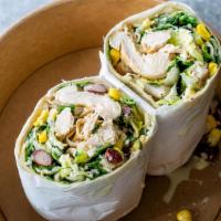 California Wrap · Delicious Wrap made with Grilled Buffalo chicken, bacon, Swiss cheese, lettuce, tomatoes, bl...