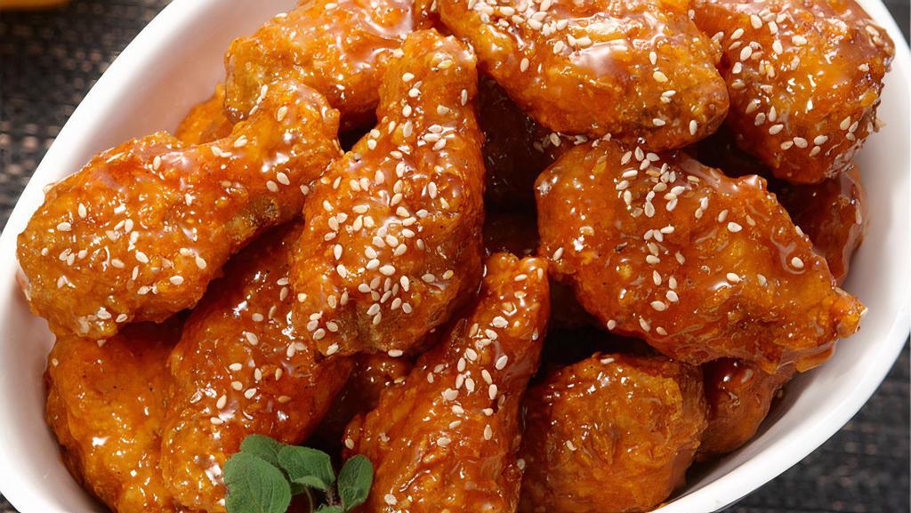 Sweet & Spicy Wings  · Small - 10 wings
large - 20 wings.