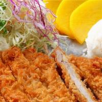 Tonkatsu · Port Cutlet with Rice, Vegetable, and Sauce