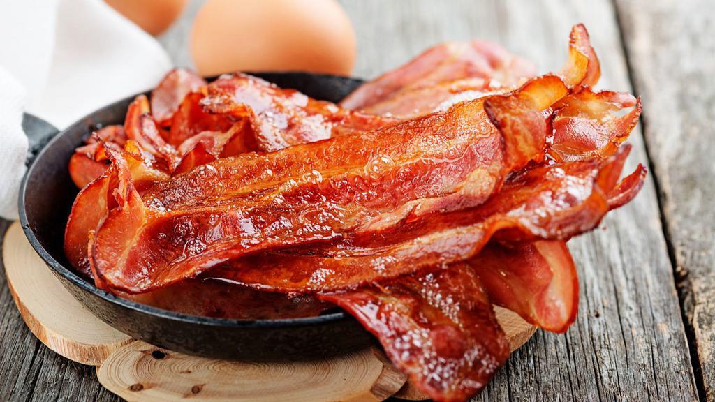Bacon · Crispy bacon.