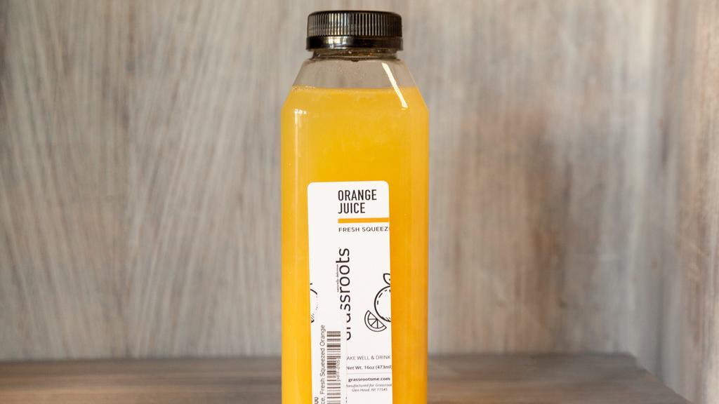 Fresh Orange Juice · (16oz)